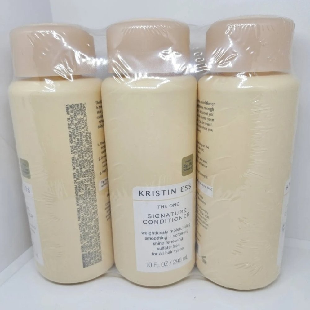 3 Pack Kristin Ess "The One" Signature Conditioner 10fl oz Each Sulfate-Free